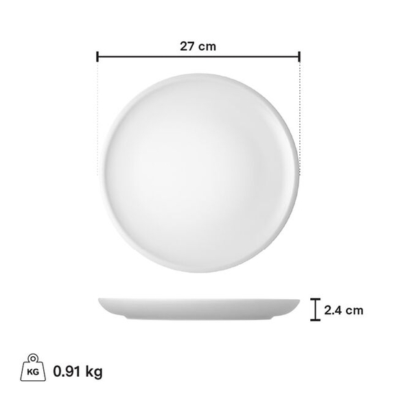 Le Creuset Minimalist Dinner Plates – Like New, Set of 4 (3 Boxes Available) - Picture 2 of 2